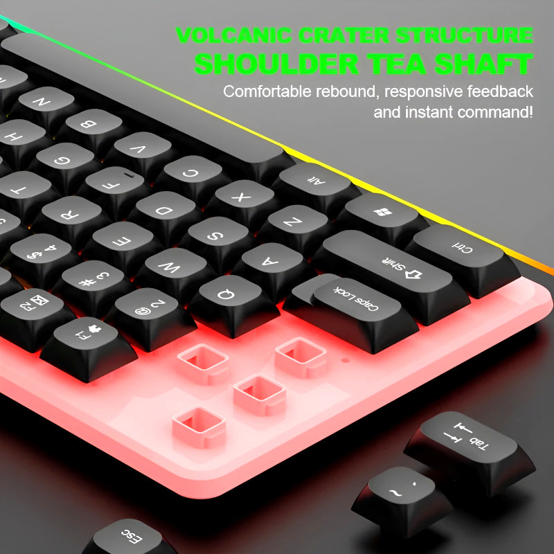 TX35 Limeide RGB Suspension Backlit Lightweight Luminous Wired Gaming Keyboard