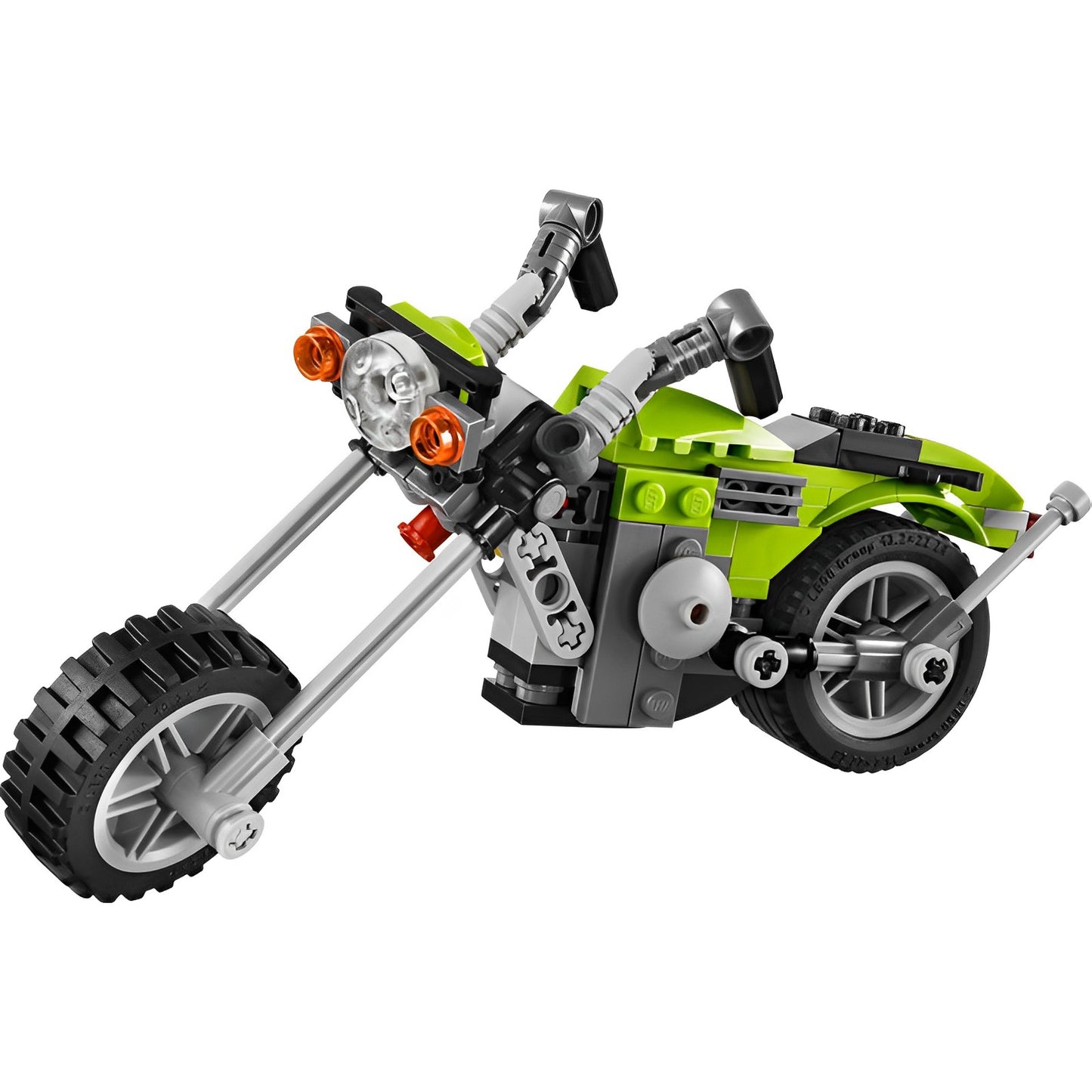 129Pcs Architect 3-In-1 Highway Cruiser Motorcycle Building Blocks Toy