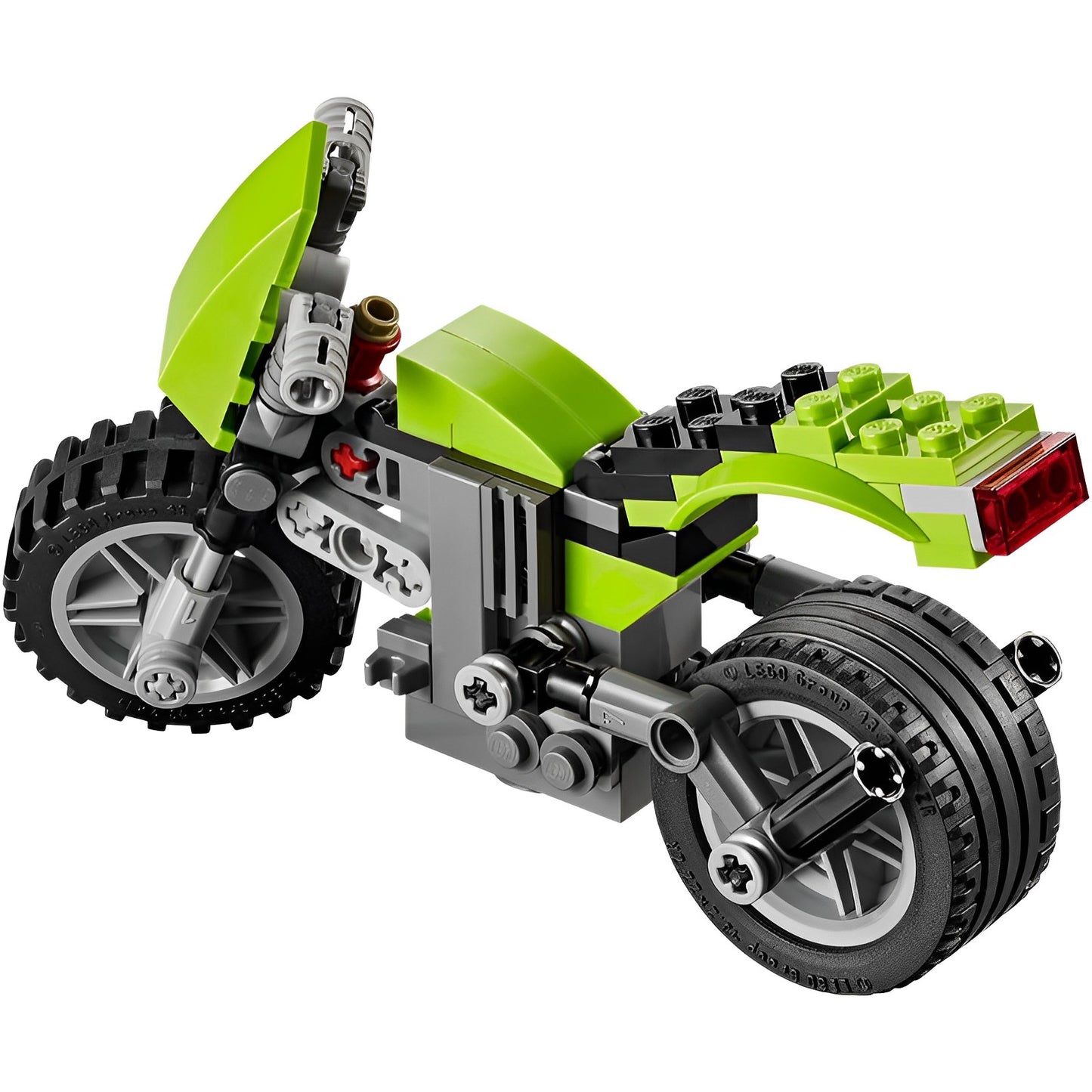 129Pcs Architect 3-In-1 Highway Cruiser Motorcycle Building Blocks Toy