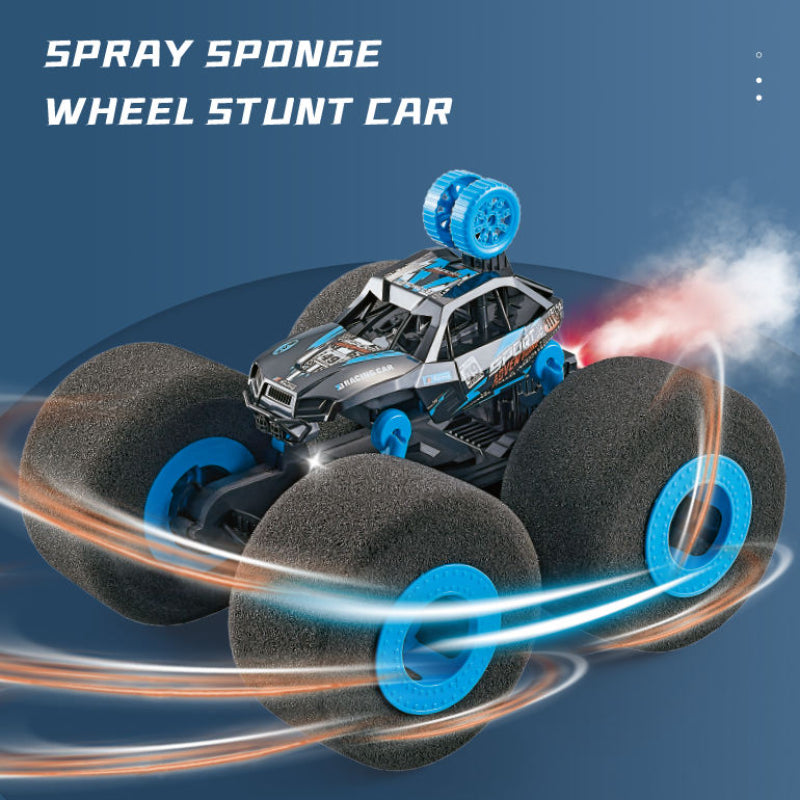 2.4G Lightweight Remote Control Sponge Wheel Water Spray Stunt Car