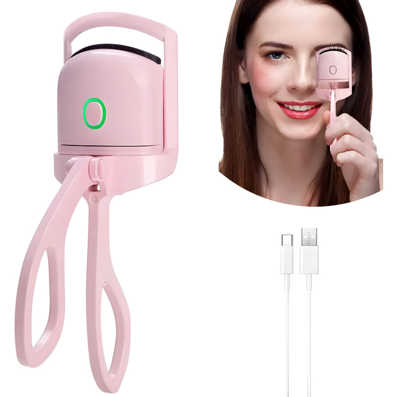 Compact and Rechargeable Mini Electric Eyelash Curler for Quick Long-Lasting Curling Ideal Tool for Women