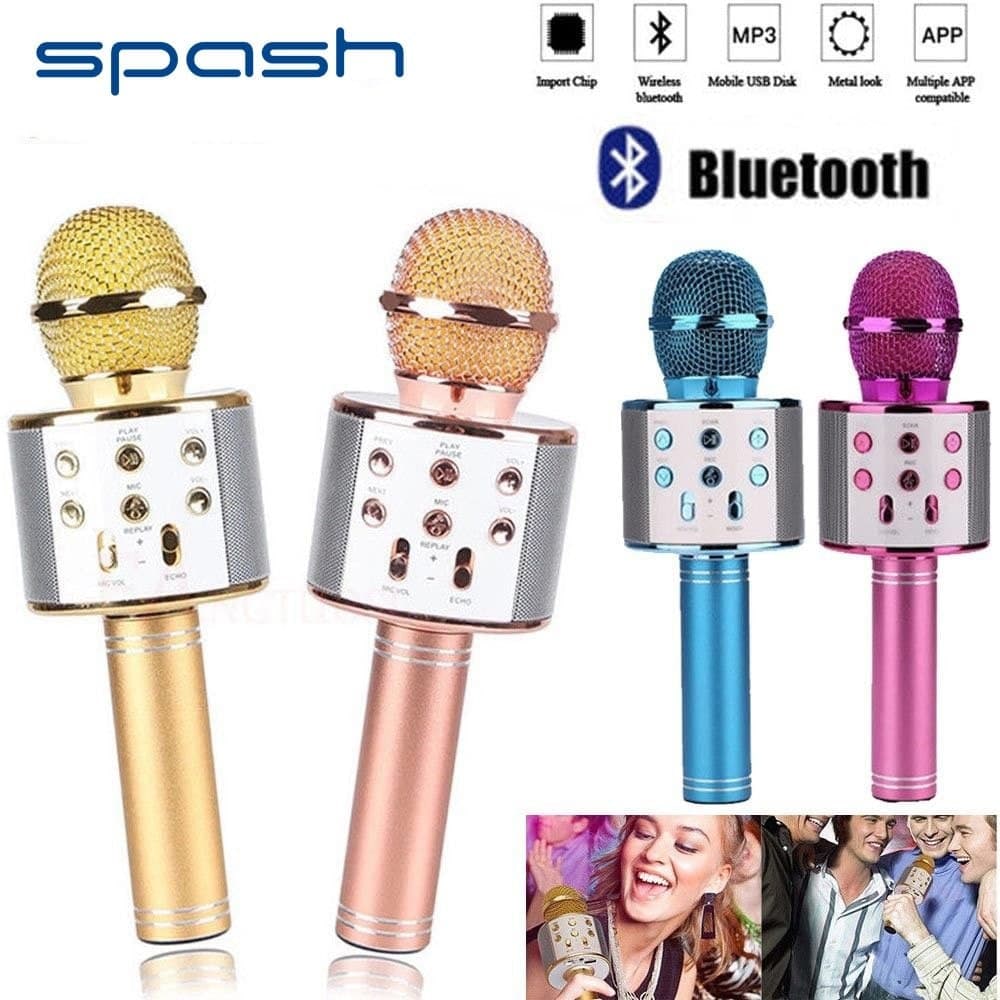 WS-858 Bluetooth Wireless Handheld Karaoke Mini Mic