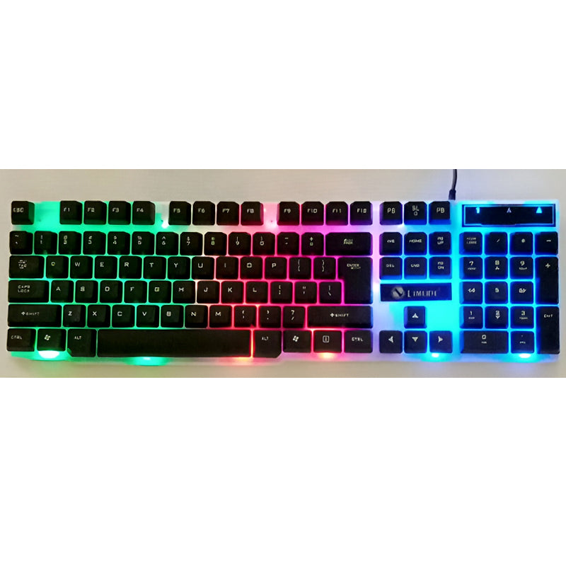 TX35 Limeide RGB Suspension Backlit Lightweight Luminous Wired Gaming Keyboard