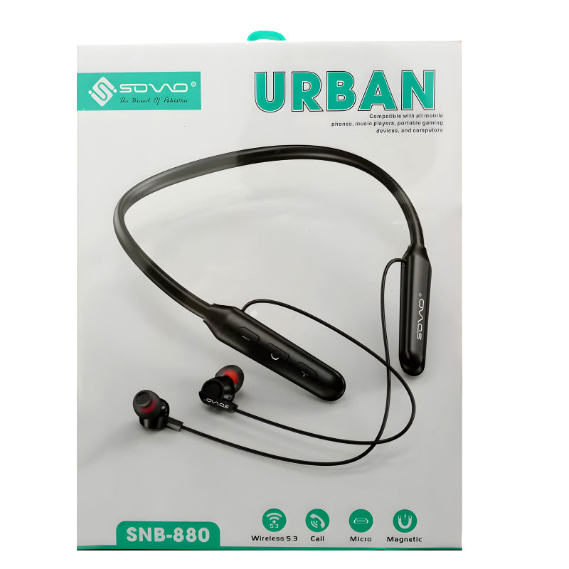 Sovo SNB-880 Urban High-Quality Earphones & Headphones With Superior Sound